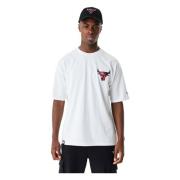 Bulls NBA Hvid Tee Shirt