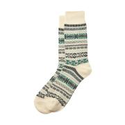 Fair Isle Jacquard Crew Socks