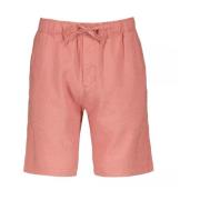 Mænds Linne Shorts Harlem Stil