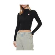 Sort Sweater Urban-Chic Stil