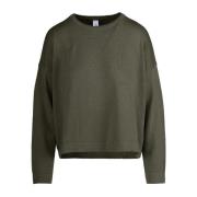 Blød Bomuld-Linned Crew-neck Sweater