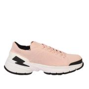 Bolt Sneakers - Pink Tekstil og Læder