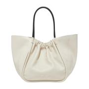 Ruched Tote Bag