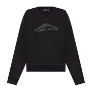 Sweatshirt med logo