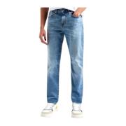 Slim Light Wash Blue Jeans