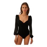 Velvet Dance Bodysuit Sort