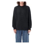 Antracit Uldstrik Crewneck Sweater