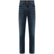 Blå Slim Fit Denim Jeans