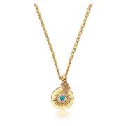 Skyfall Evil Eye and Hamsa Hand Necklace