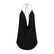 Sort Tank Top Cowl Krave