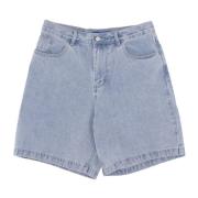 Lys Blå Denim Shorts Regular Fit