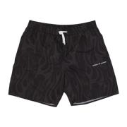 Flames Badeshorts Sort