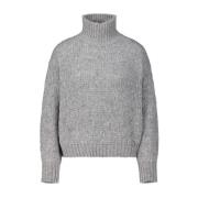 Chunky Strik Turtleneck Sweater