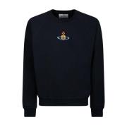 Navy Orb Logo Sweatshirt Bomuld Jersey