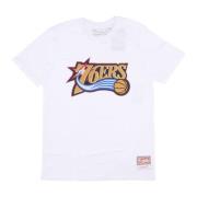 Philadelphia 76ers Logo T-shirt Hvid