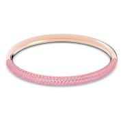 Stone Armlet Pink, Rose Gold Finish