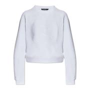 Sweatshirt med broderet logo