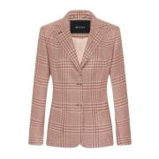 Glen Plaid Silke Cashmere Blazer