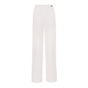 Fine Wool Straight Cut Trousers