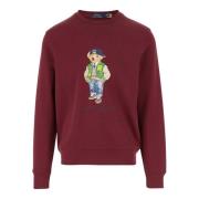 Bomuldsblanding Polo Bear Sweatshirt Rød