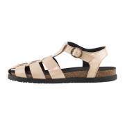 Creme Læder Sandal 1103-004-119