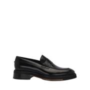 Sort kalveskind Lluch Band Loafers Mocasin Banda