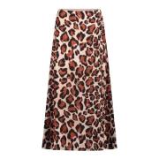 Leopard Print Maxi Skirt