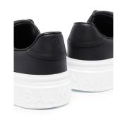 Sort/Hvid Kalveskind Sneaker