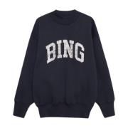 Navy Sweatshirt med BING Print