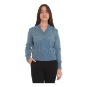 Paillet V-hals Pullover