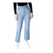 Højtaljede Bootcut Jeans