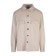 Hvid Alba Cashmere Overshirt