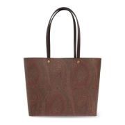 Ikonisk Paisley Jacquard Tote Taske