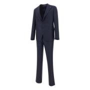 Navy Blue Wool Suit Dress