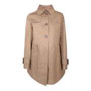 Beige Trench Coat Elegant Stil