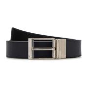 Midnight Blue Reversible Leather Belt