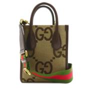 Pre-owned Canvas gucci-tasker