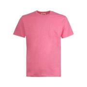 Linned T-shirt med frontlomme