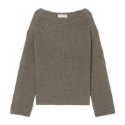 Strikket sweater oversized