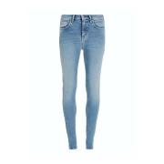 Skinny Jeans i Blu Denim Light