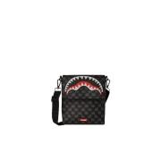 Drip Check Shark Crossbody Taske