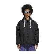 Sort Windbreaker Jakke