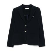 Navy Blue Blazer Jakke Kvinder