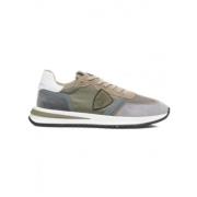 Nylon og Ruskind Lave Top Sneakers