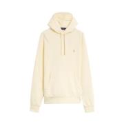 Beige Bomuld Regular Fit Sweatshirt