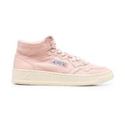 Peach Mid Sneakers