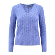 Broderet Logo Uld Cashmere Sweater