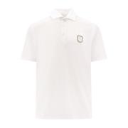 Logo Patch Polo Shirt Classic Collar