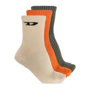 Tre-pakning sokker SKM-D-CREW-SPORT-SOCKS