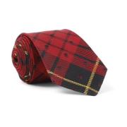 Rød Sort Tartan Slips